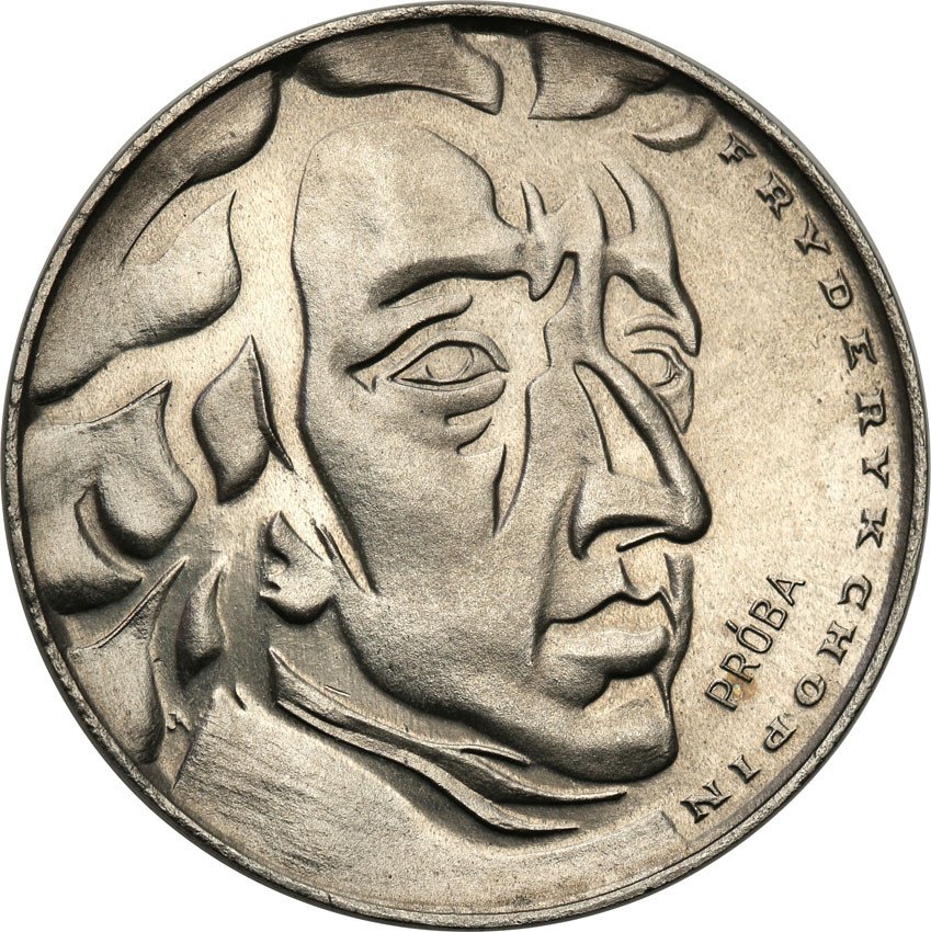 PRL. PRÓBA Nikiel 50 złotych 1972 Chopin