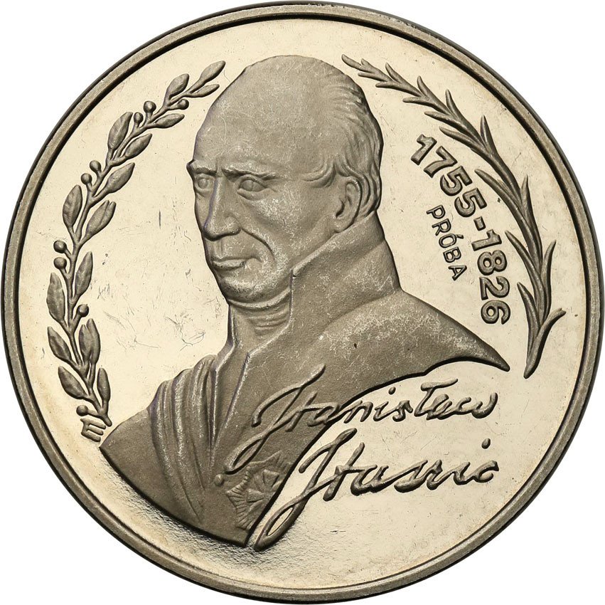 III RP. PRÓBA Nikiel 200 000 złotych 1992 Staszic
