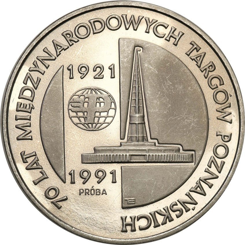 III RP. PRÓBA Nikiel 200 000 złotych 1991 Targi Poznańskie
