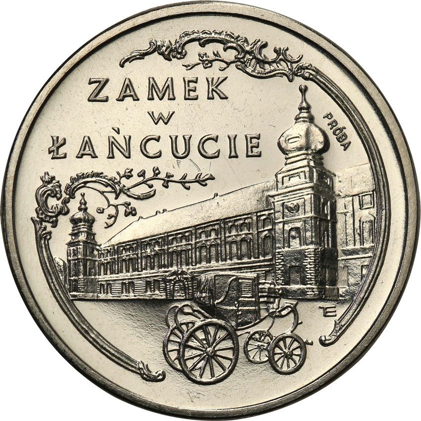 III RP. PRÓBA Nikiel 20 000 złotych 1993 Zamek w Łańcucie
