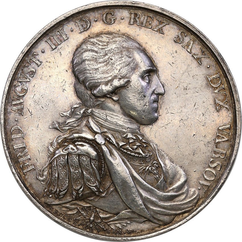 Księstwo Warszawskie, medal 1807 Pokój w Tylży