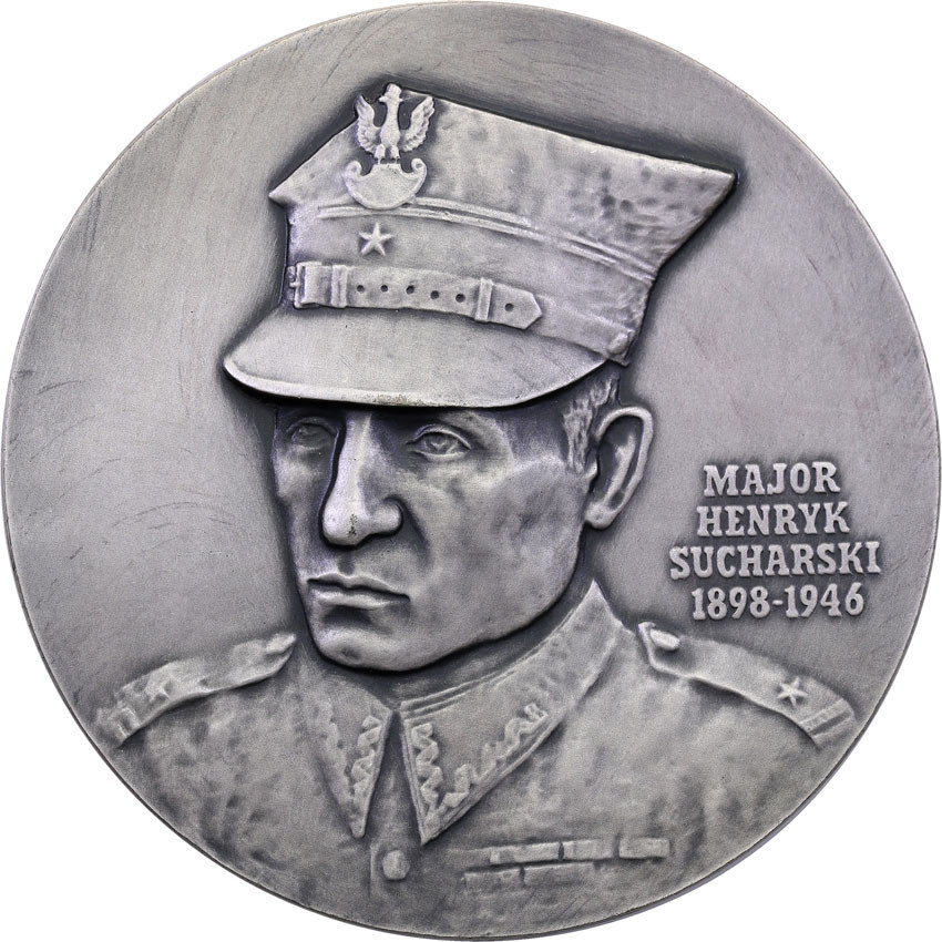 Polska. Medal 1989 MW Henryk Sucharski, SREBRO - Mennica Warszawa