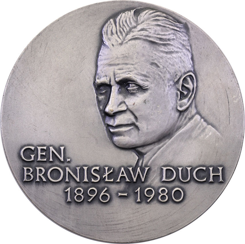 Polska. Medal 1990 MW Stanisław Duch, SREBRO - Mennica Warszawa