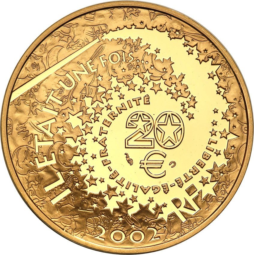 Francja. 20 Euro 2002 Kopciuszek
