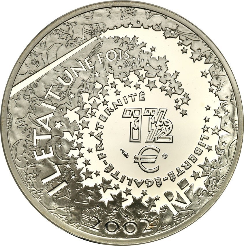Francja. 1.5 Euro 2002 Królewna Śnieżka