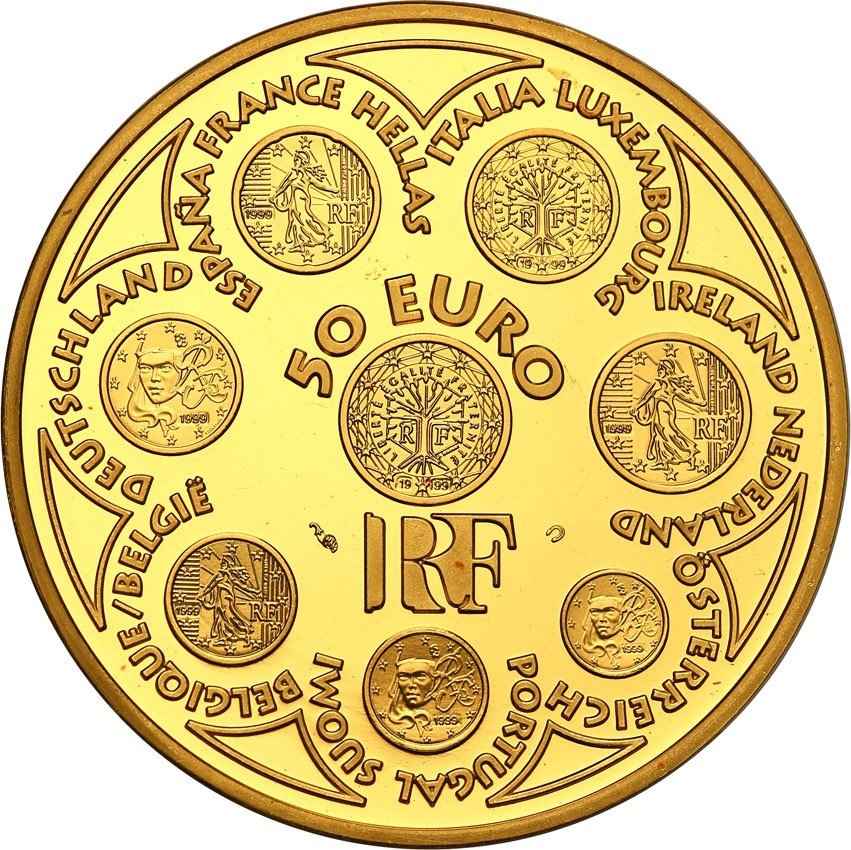 Francja. 50 euro 2002 Europa