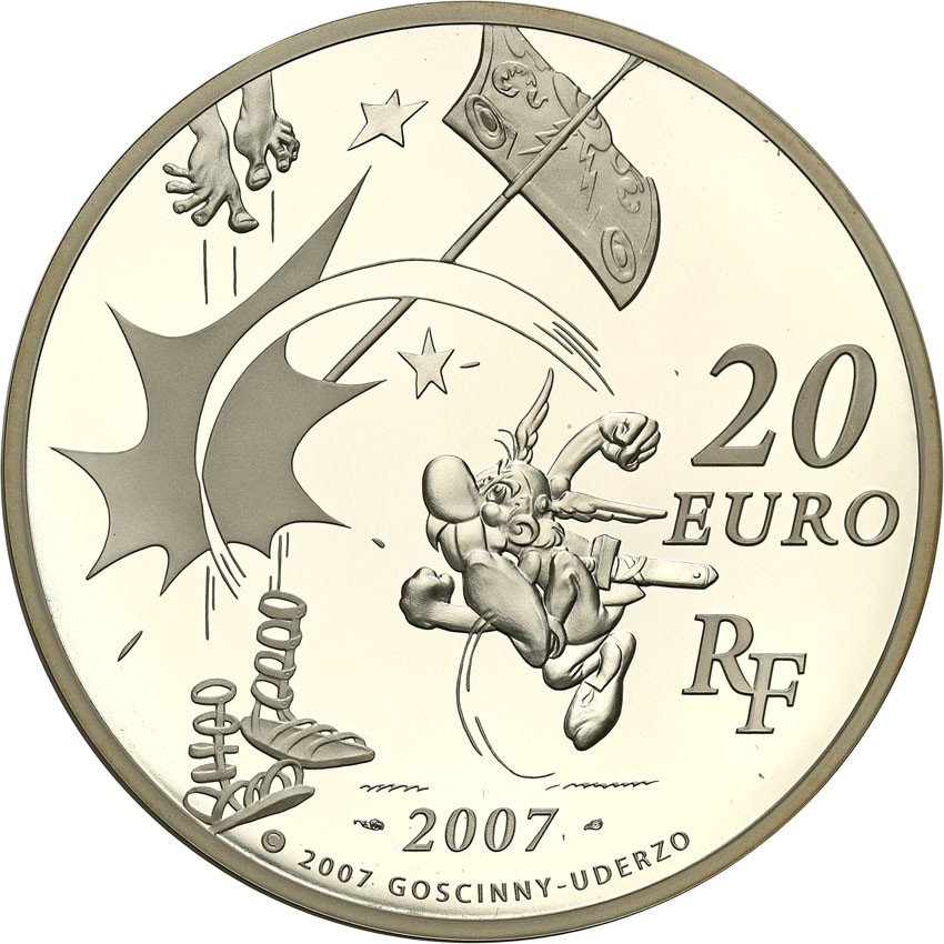 Francja. 20 Euro 2007 Asterix