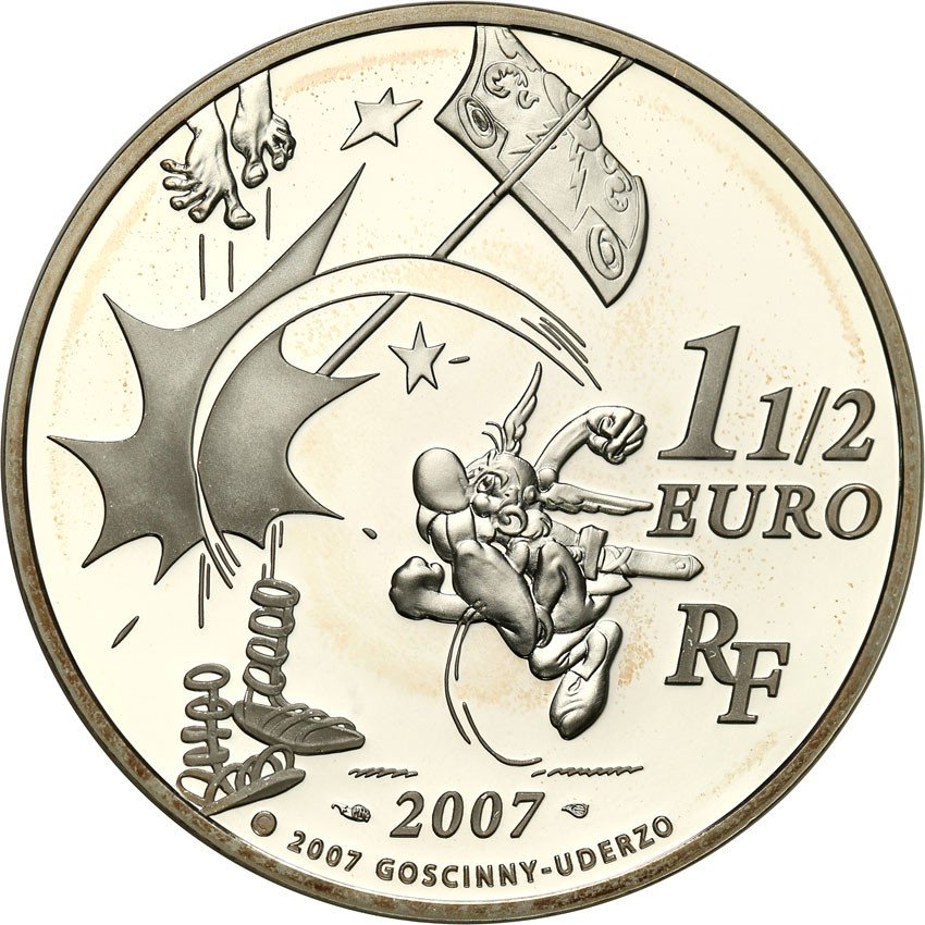 Francja. 1.5 Euro 2007 Asterix - Powrót do domu