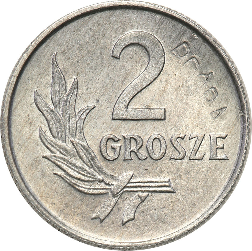 PRL. PRÓBA aluminium 2 grosze 1949