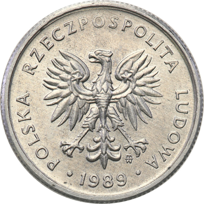 PRL. PRÓBA aluminium 2 złote 1989