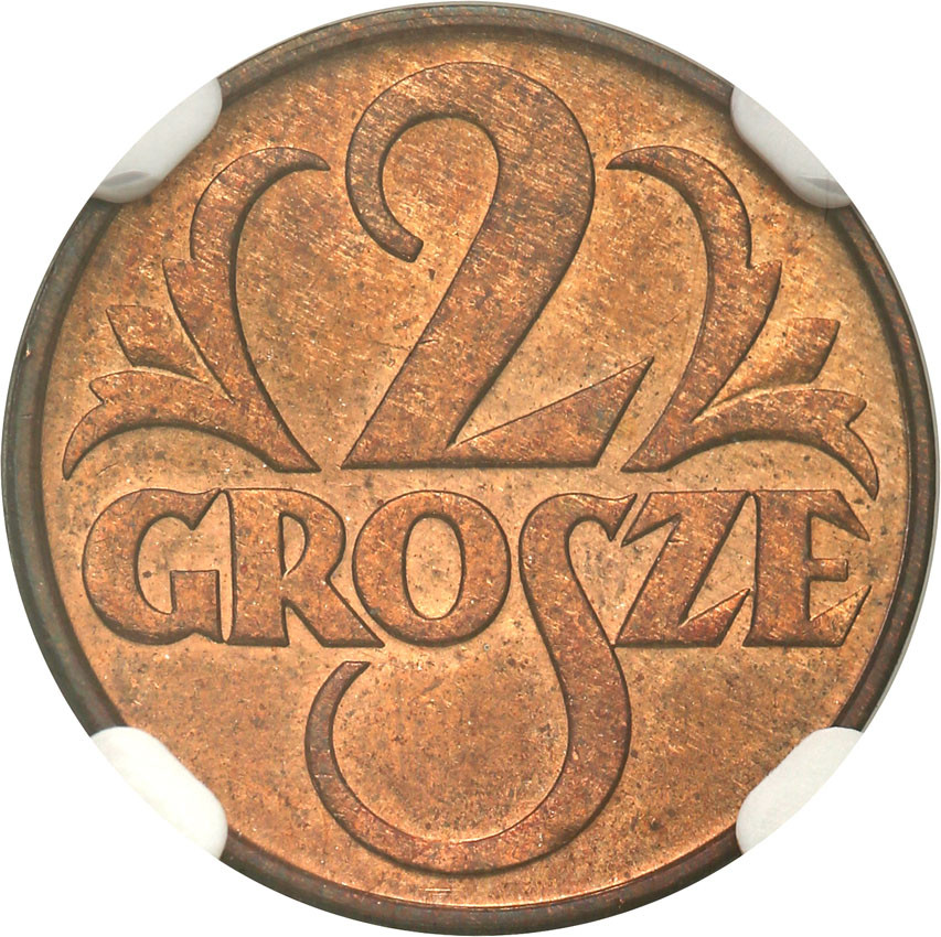 II RP 2 grosze 1936 NGC MS66 RB (2 MAX)