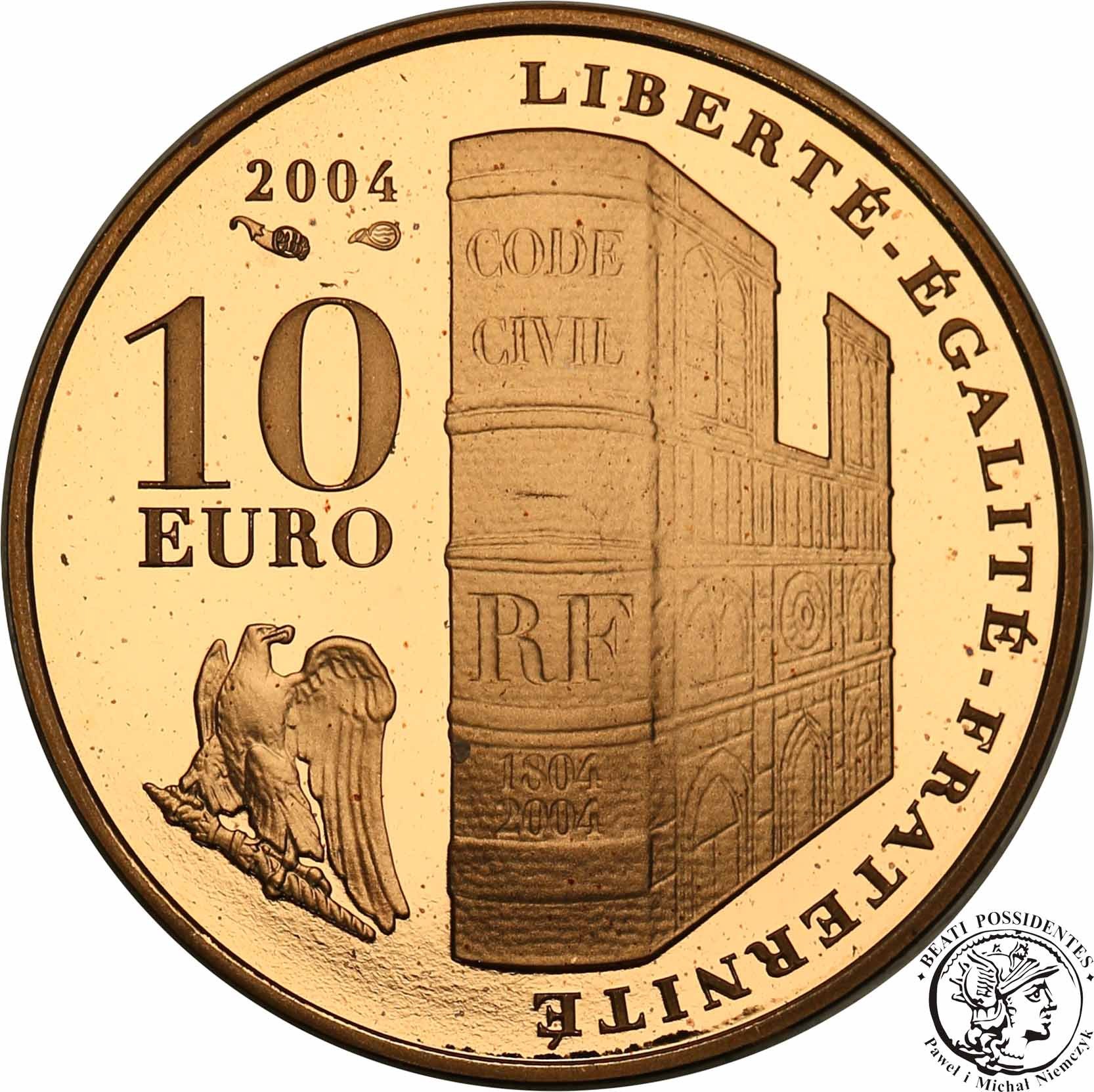 Francja 10 Euro Koronacja Napoleona 2004