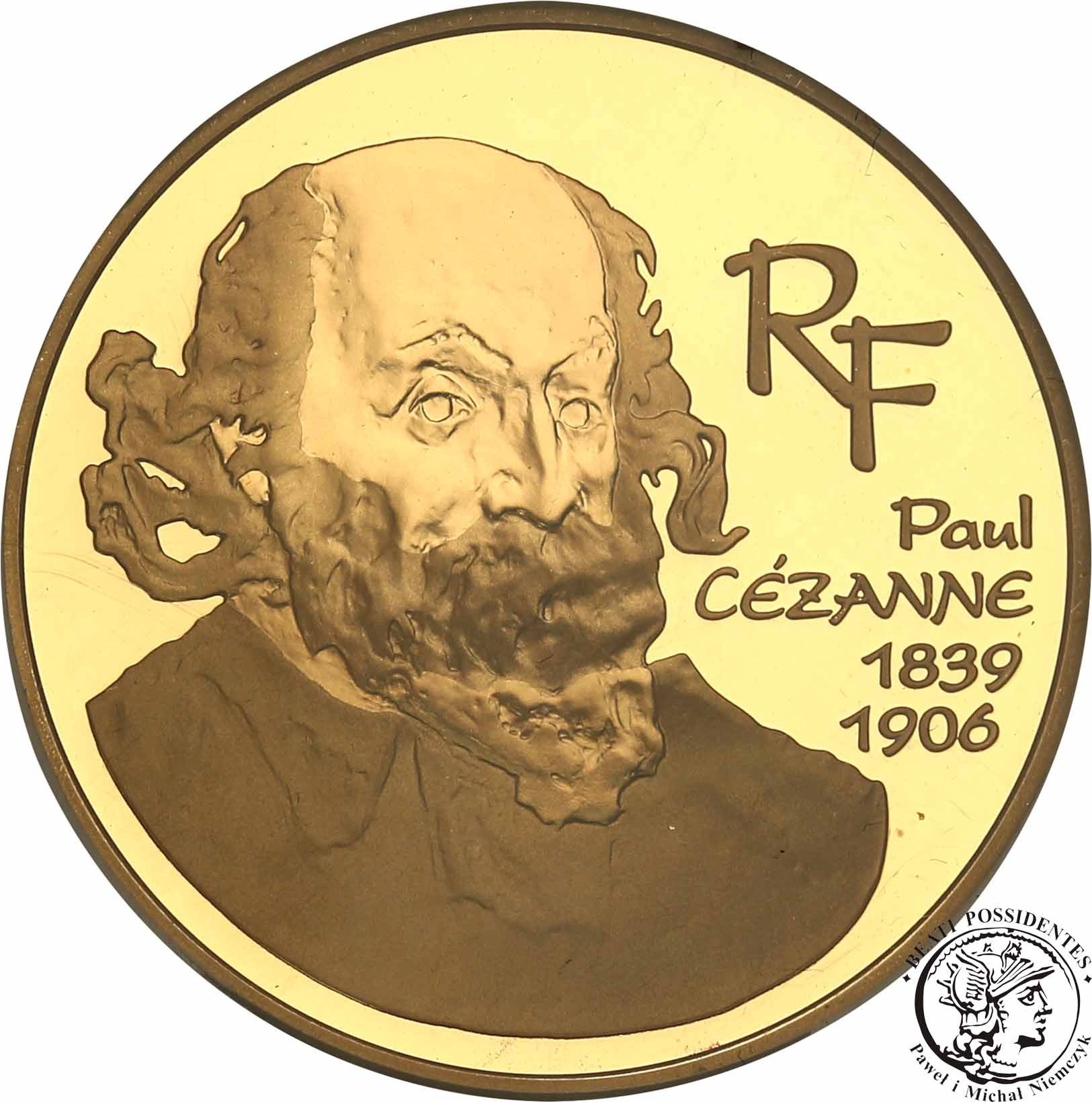 Francja 20 Euro 2006 P. Cezanne (1/2 uncji złota)