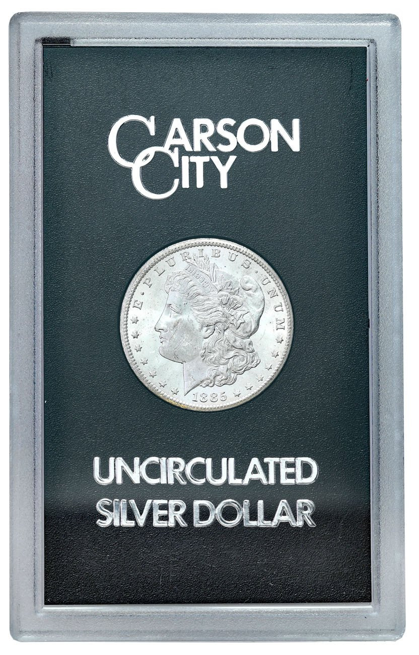 USA. 1 dolar 1885 CC, Carson City – PIĘKNY