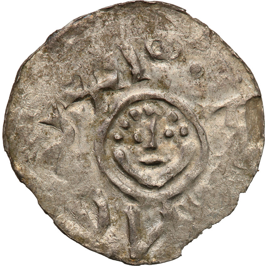 Bolesław III Krzywousty (1107-1138). Denar śląski (1097-1107), Wrocław RZADKOŚĆ R8