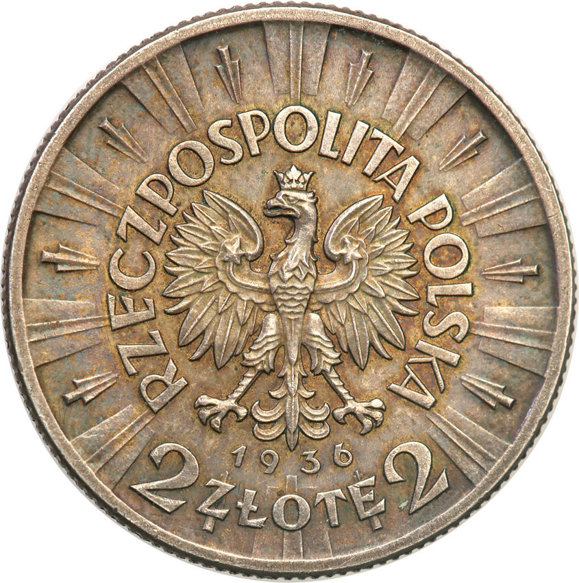 II RP. 2 złote 1936 Piłsudski