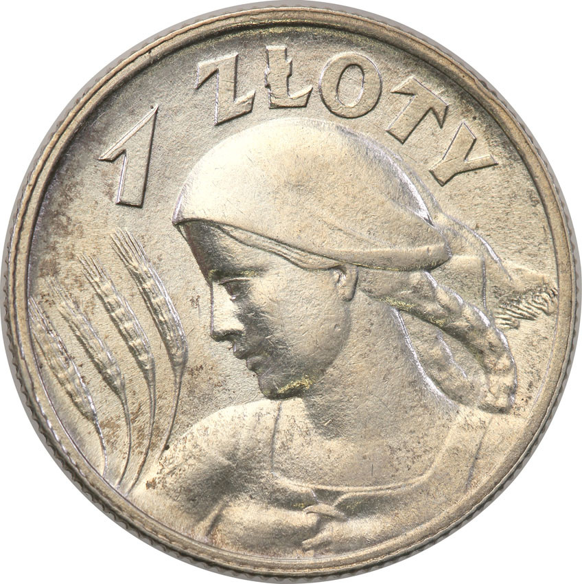 II RP. 1 złoty 1925. kropka po dacie, Londyn