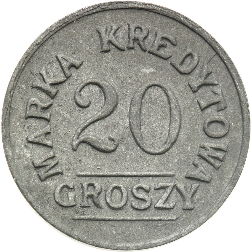 II RP. Spółdzielnia Wojskowa. 20 groszy 8 P. Ułanów Kraków
