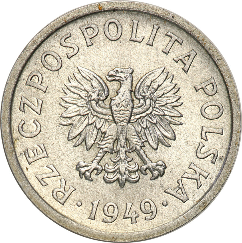 PRL. PRÓBA aluminium 10 groszy 1949