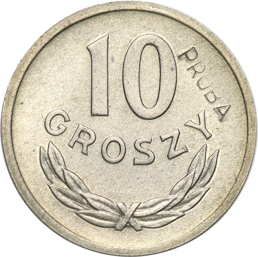 PRL. PRÓBA aluminium 10 groszy 1949