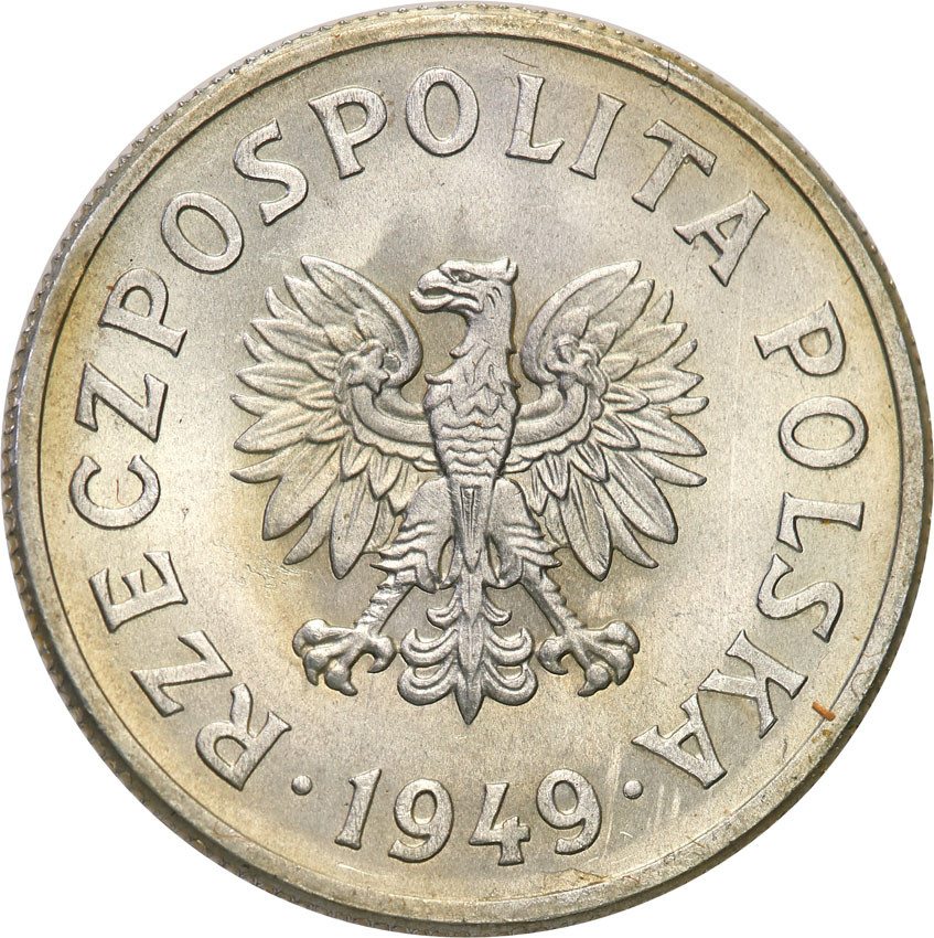 PRL. PRÓBA aluminium 50 groszy 1949