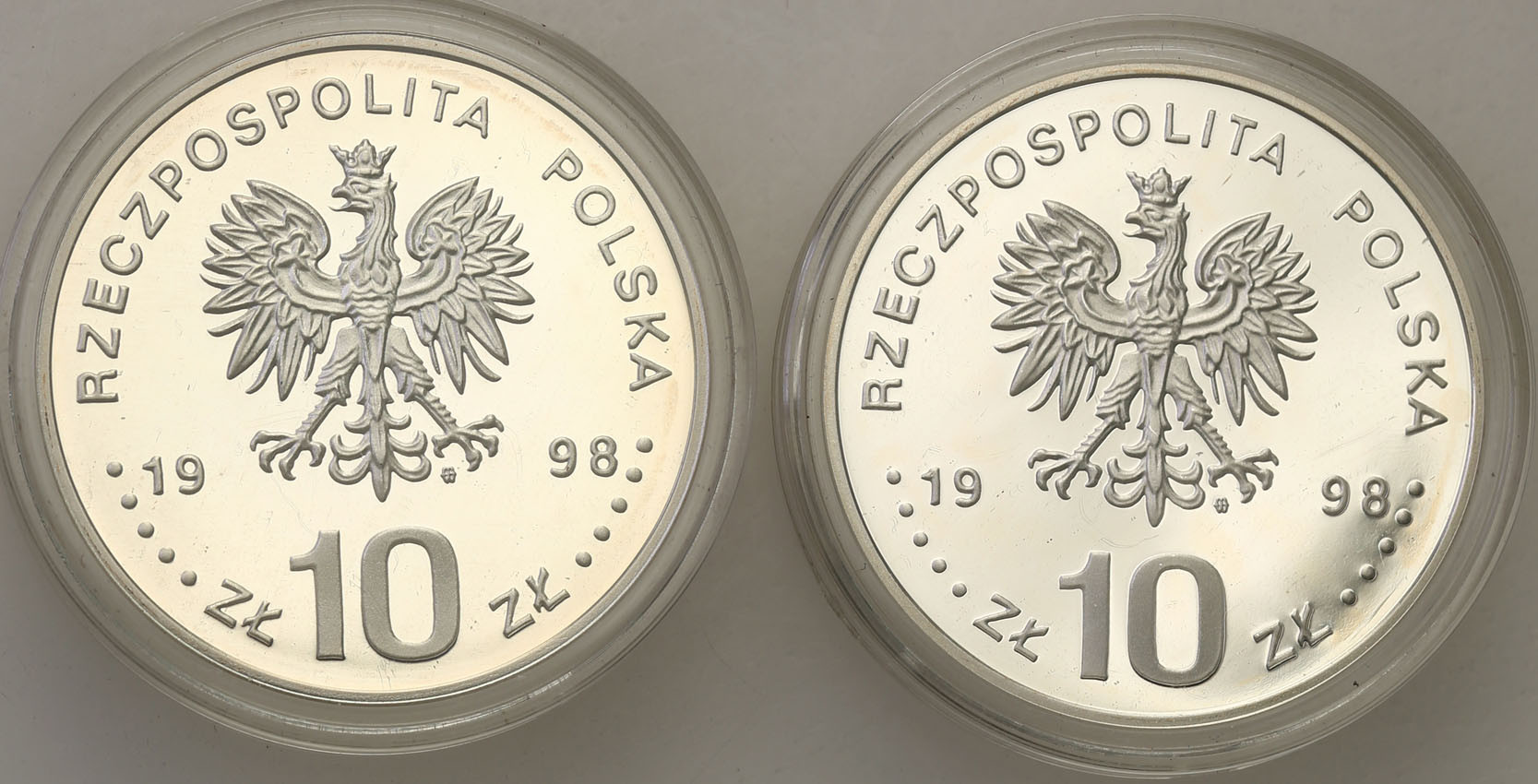 III RP. 10 złotych 1998 Zygmunt III Waza popiersie i półpostać
