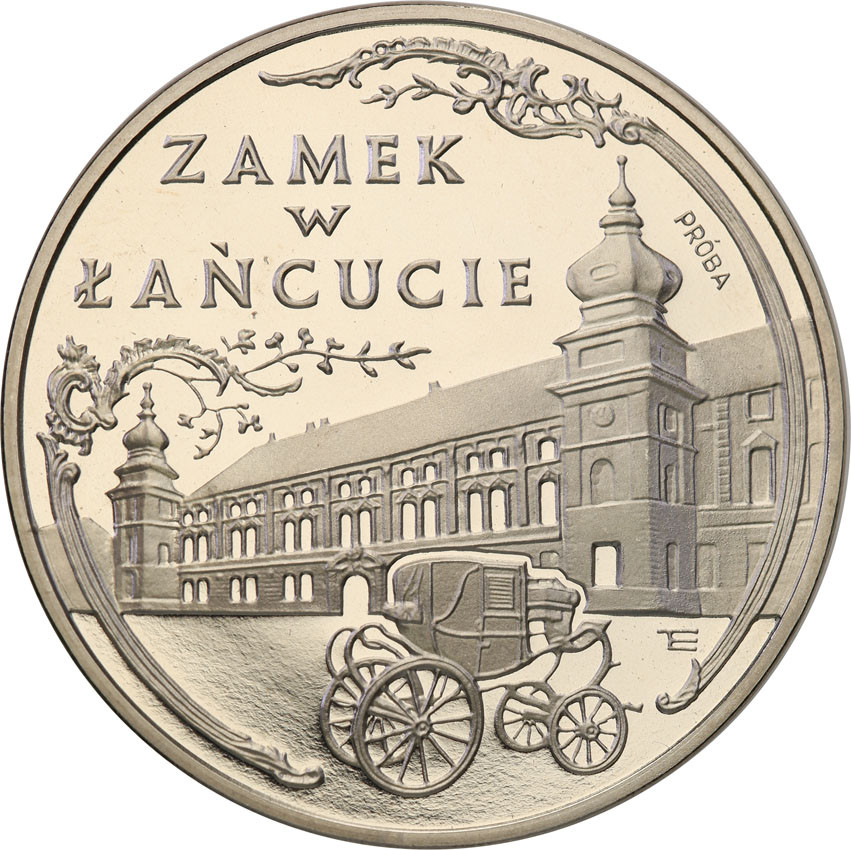 III RP. PRÓBA Nikiel 300.000 złotych 1993 Zamek w Łańcucie