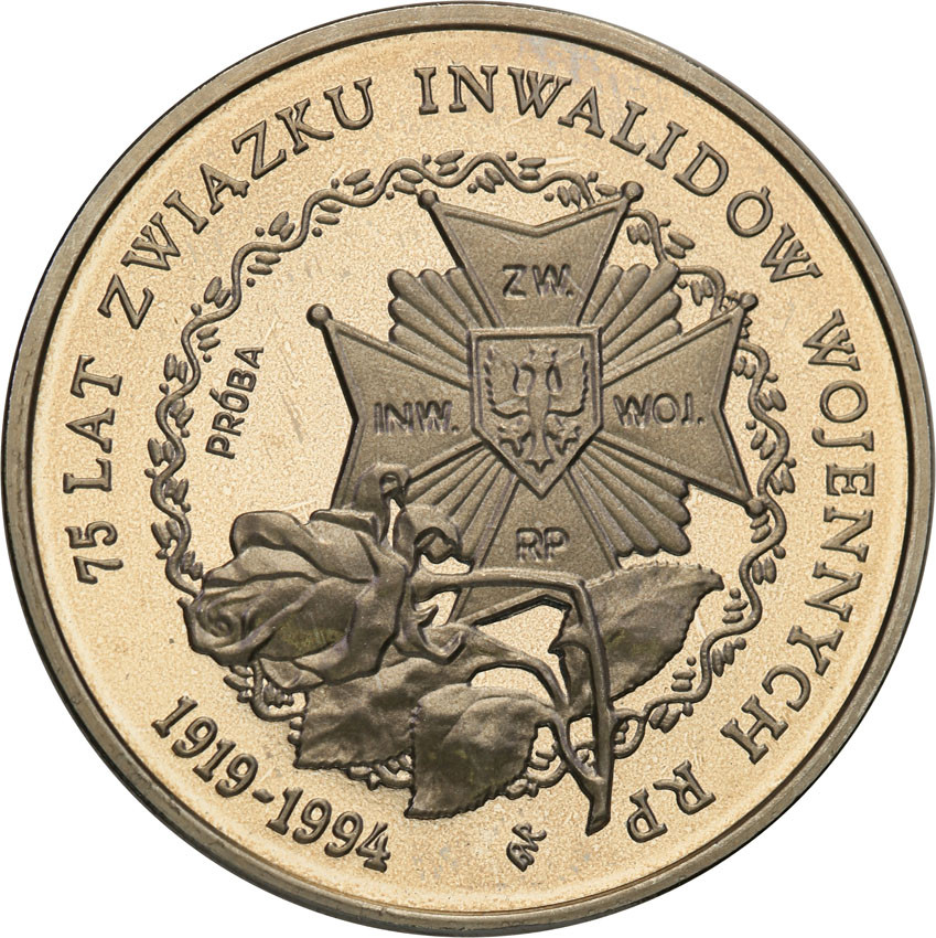 III RP. PRÓBA Nikiel 200.000 złotych 1994 Inwalidzi