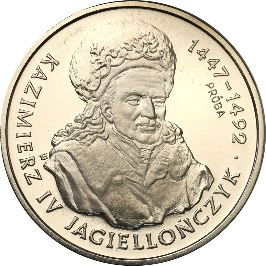 III RP. PRÓBA Nikiel 20.000 złotych 1993 Kazimierz Jagiellończyk