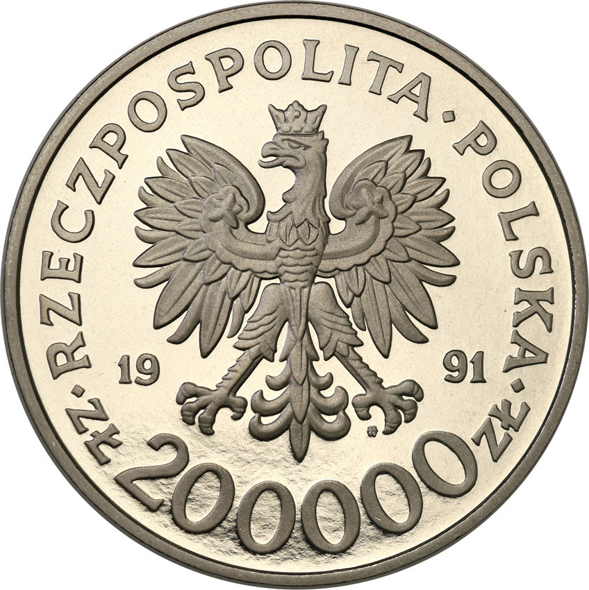 III RP. PRÓBA Nikiel 200.000 złotych 1991 Igrzyska XXV Olimpiady - Barcelona