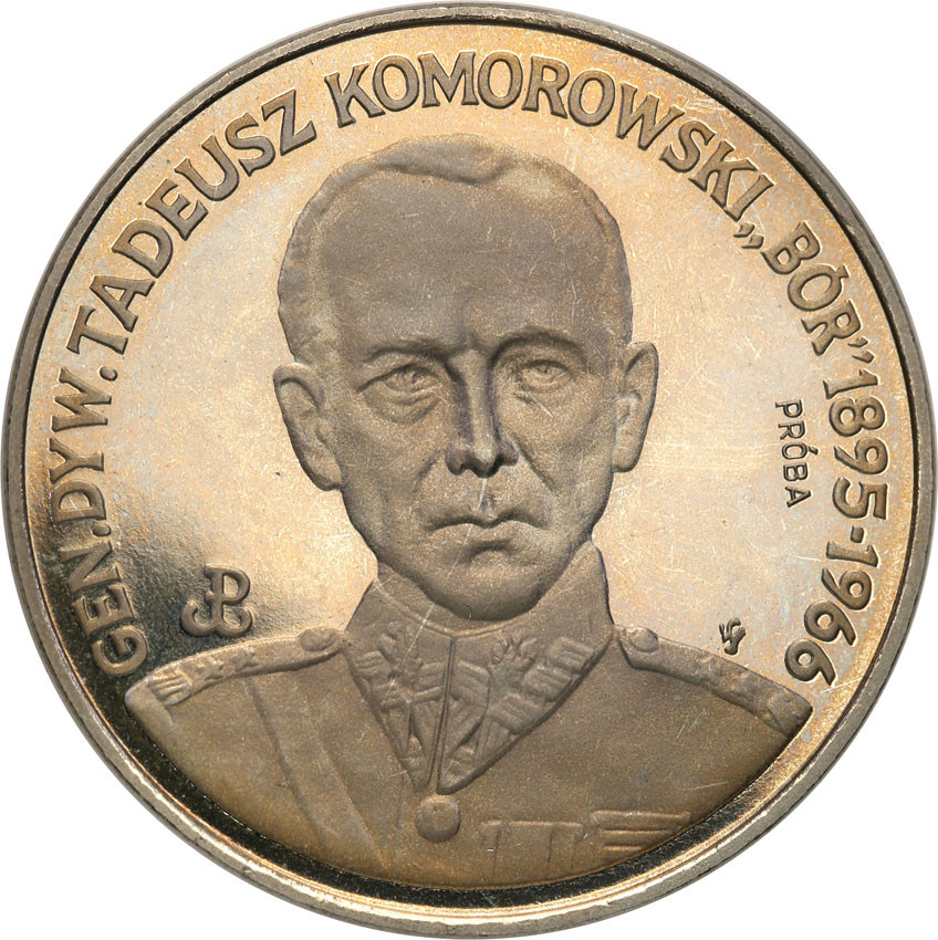 III RP. PRÓBA Nikiel 200.000 złotych 1990 Bór Komorowski
