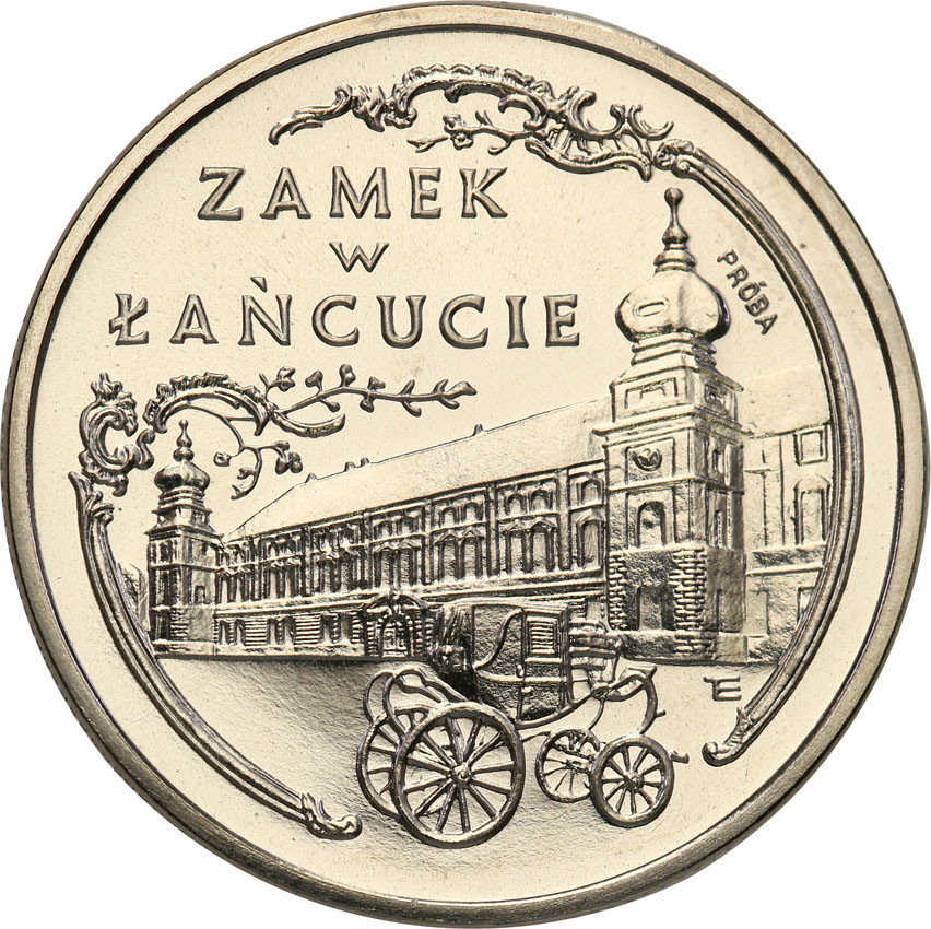 III RP. PRÓBA Nikiel 20.000 złotych 1993 Zamek w Łańcucie