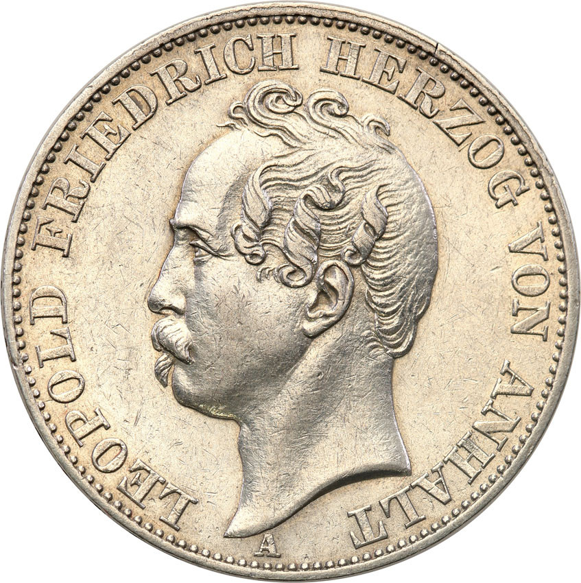 Niemcy, Anhalt. Leopold IV Fryderyk. Talar 1869 A