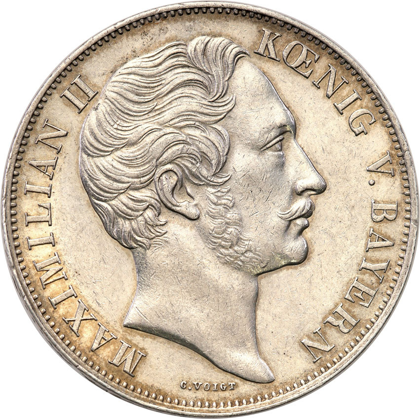 Niemcy, Bawaria. Maksymilian II. Talar 1853