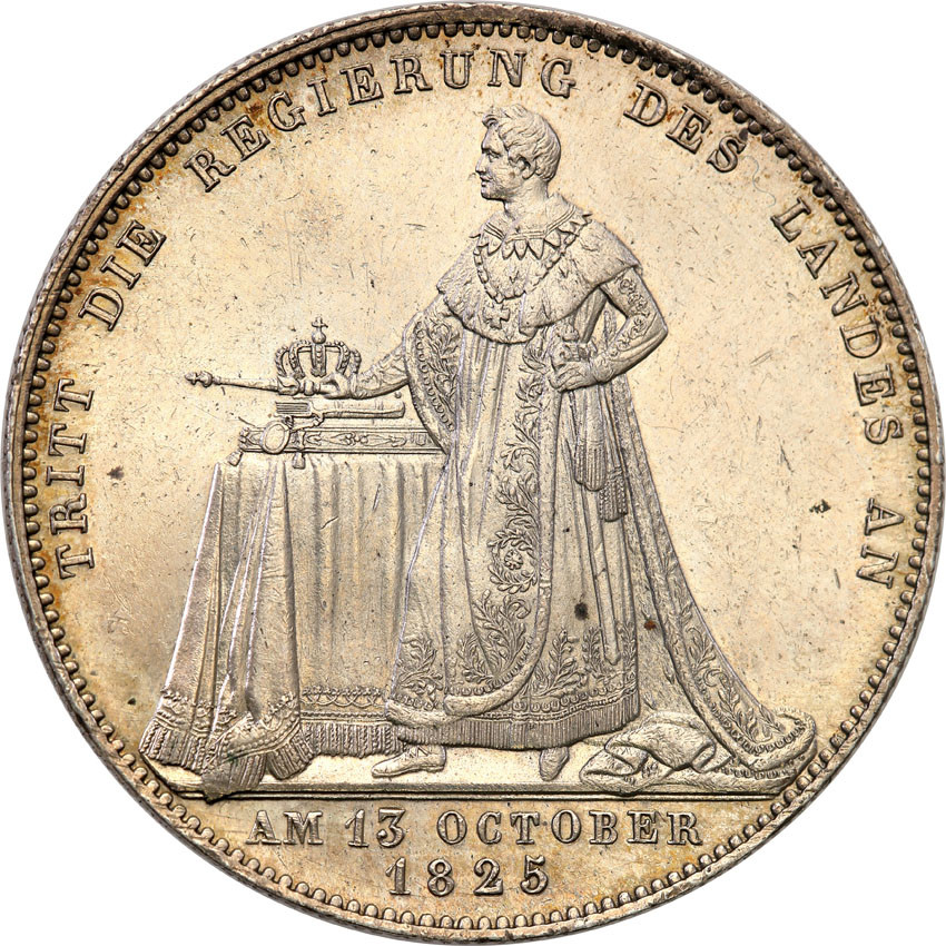 Niemcy, Bawaria. Ludwik I. Talar koronacyjny 1825