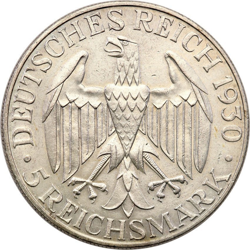 Niemcy, Weimar. 5 Marek 1930 D, Zeppelin