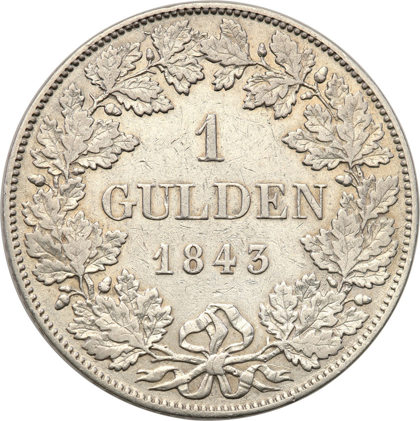 Niemcy, Bawaria. Ludwik I. Gulden 1843