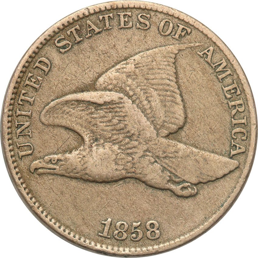 USA. Cent 1858 Flying Eagle