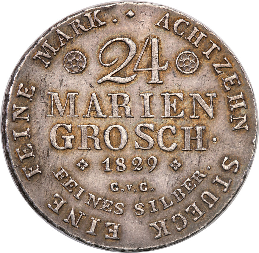 Niemcy, Braunschweig. 24 Mariengroschen 1829