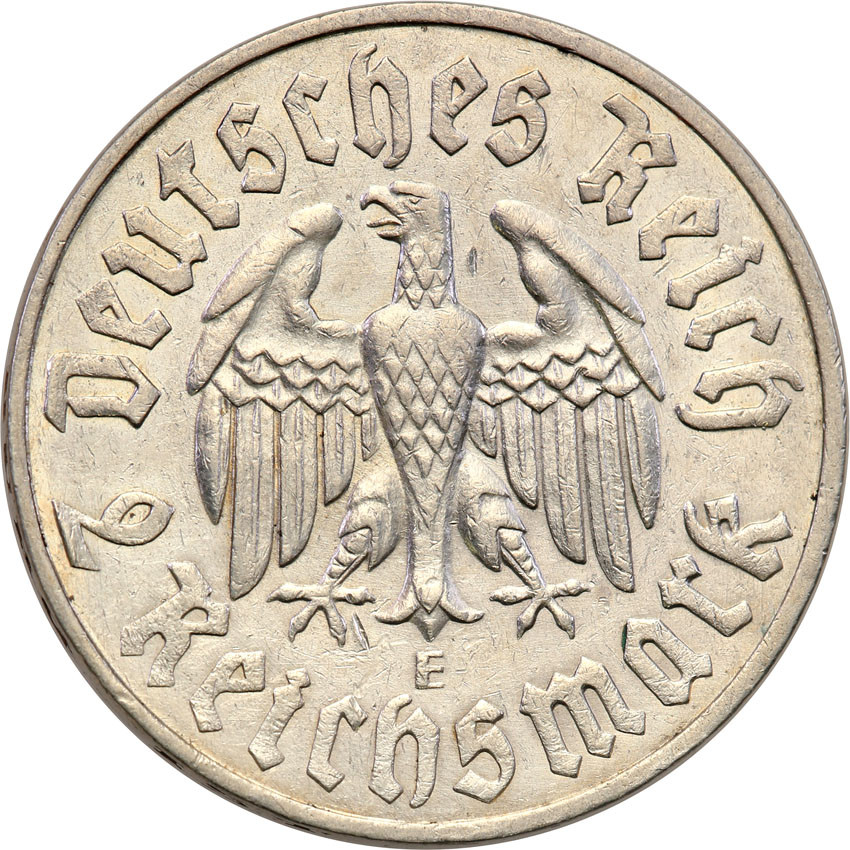 Niemcy, III Rzesza. 2 Marki 1933 E, Luther