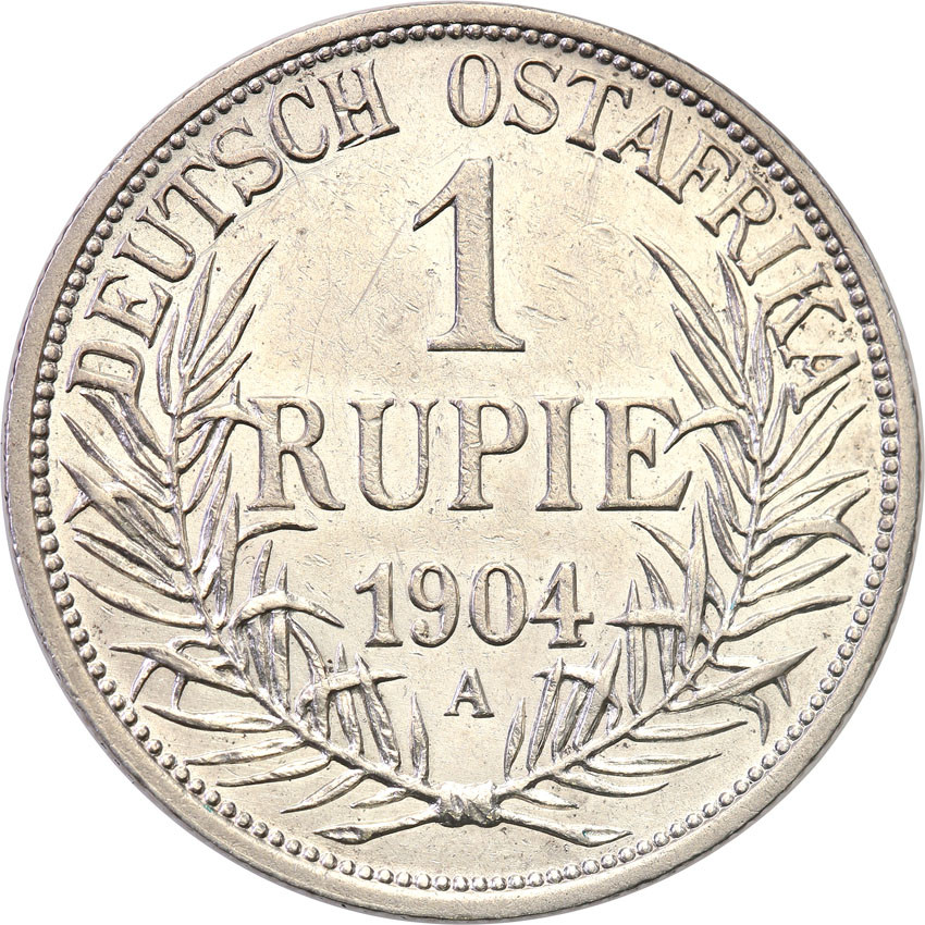 Niemcy, DOA, Afryka Wschodnia. 1 rupia 1904 A