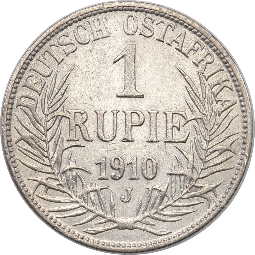 Niemcy, DOA, Afryka Wschodnia. 1 rupia 1910 J