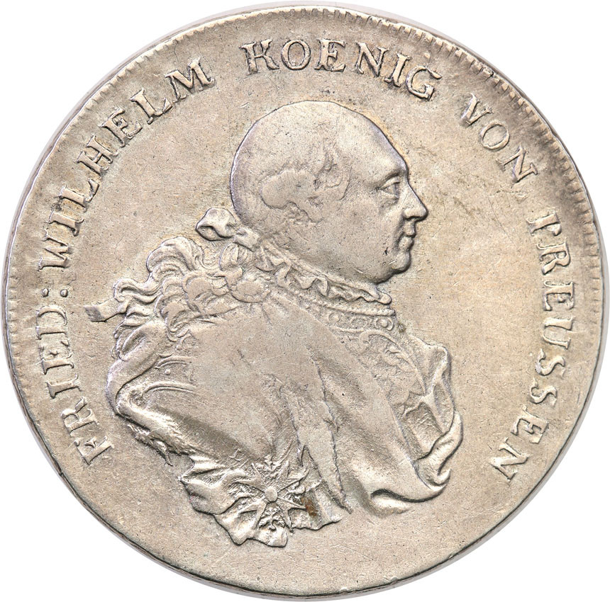 Niemcy, Prusy. Fryderyk Wilhelm II. Talar 1789 B, Wrocław