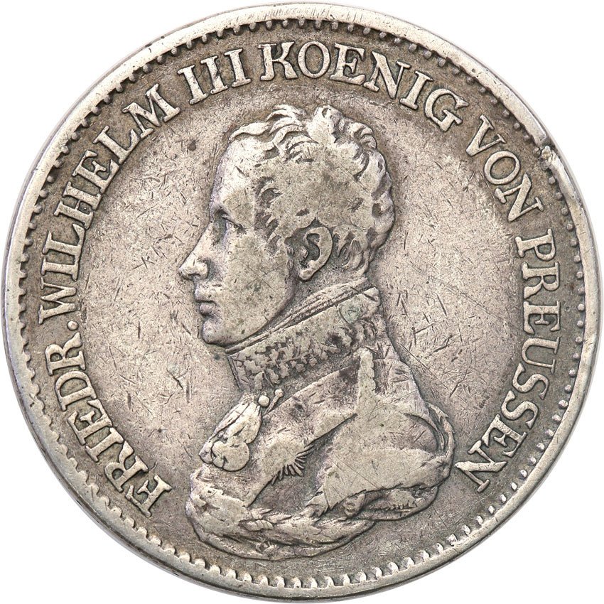 Niemcy, Prusy. Fryderyk Wilhelm III. Talar 1818 A, Berlin
