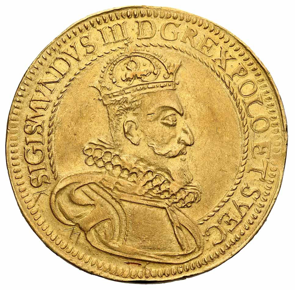 Zygmunt III Waza. Portugał (10 dukatów), Kraków 1612 z kolekcji Styki