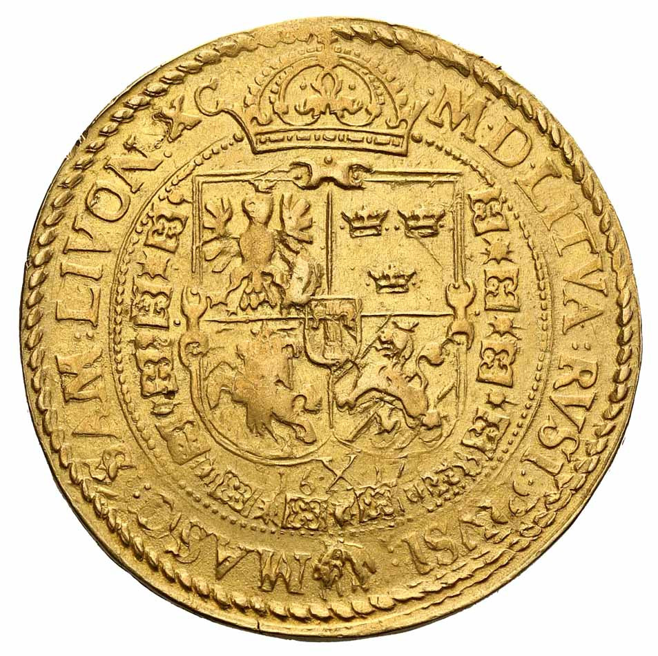 Zygmunt III Waza. Portugał (10 dukatów), Kraków 1612 z kolekcji Styki