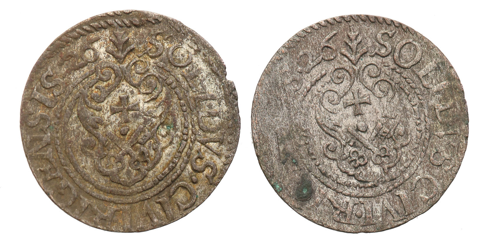 Gustaw II Adolf (1611-1632) Zestaw 2 szt. 1 1/2 szeląg 1626 Ryga