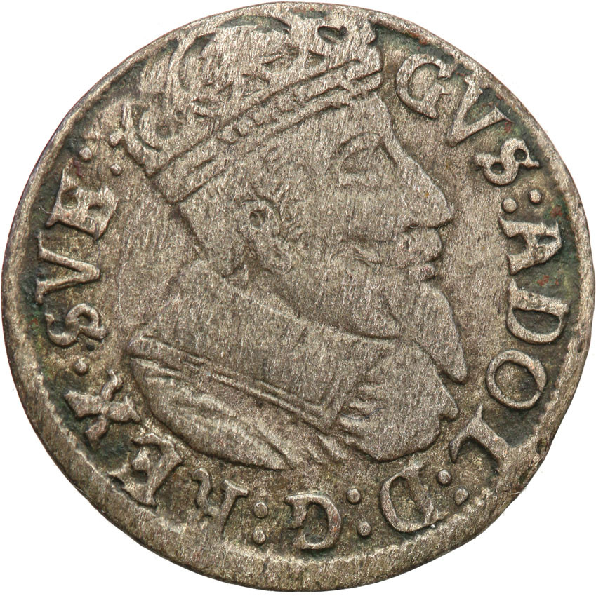 Gustaw II Adolf (1611-1632) Grosz 1630 Elbląg