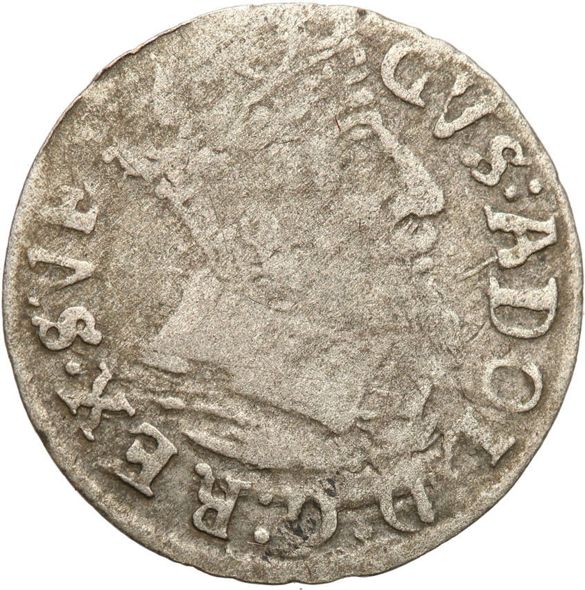 Gustaw II Adolf (1611-1632) Grosz 1630 Elbląg