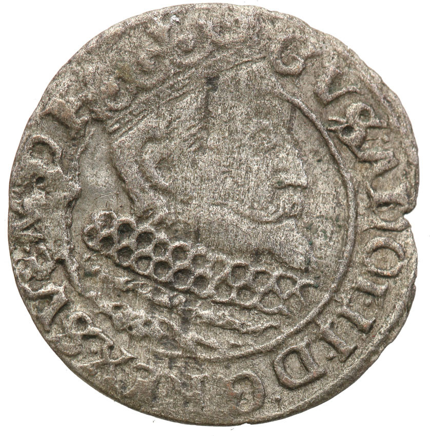 Gustaw II Adolf (1611-1632) Grosz 1632 Elbląg - Rzadkość R6
